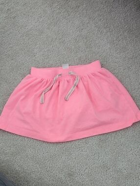 Girls' Pink Casual Drawstring Skirt